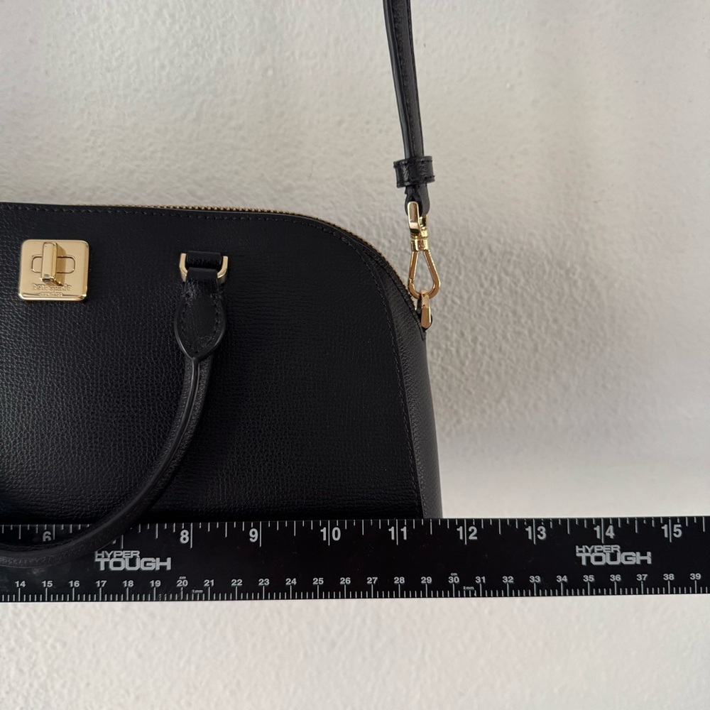 Kate Spade New York Phoebe East West Satchel Leather Crossbody Black - Picture 13 of 16